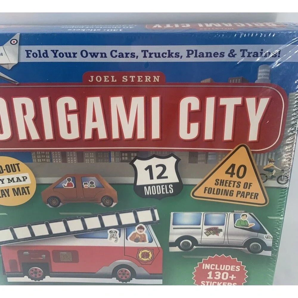 Tuttle Origami City Kit‎ Joel Stern 12 Models 40 Sheets Stickers Map New Sealed